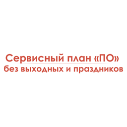 Сервисный план «ПО» без выходных и праздников